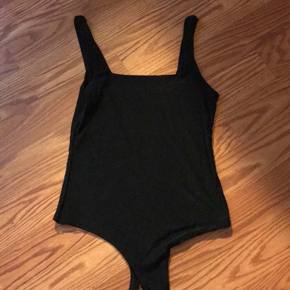 OOTD Black bodysuit new never worn